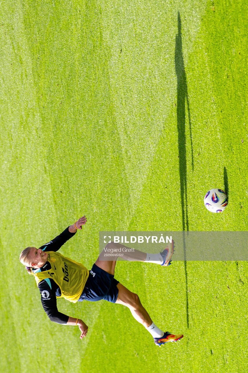 Erling Braut Haaland of the Norwegian national football team