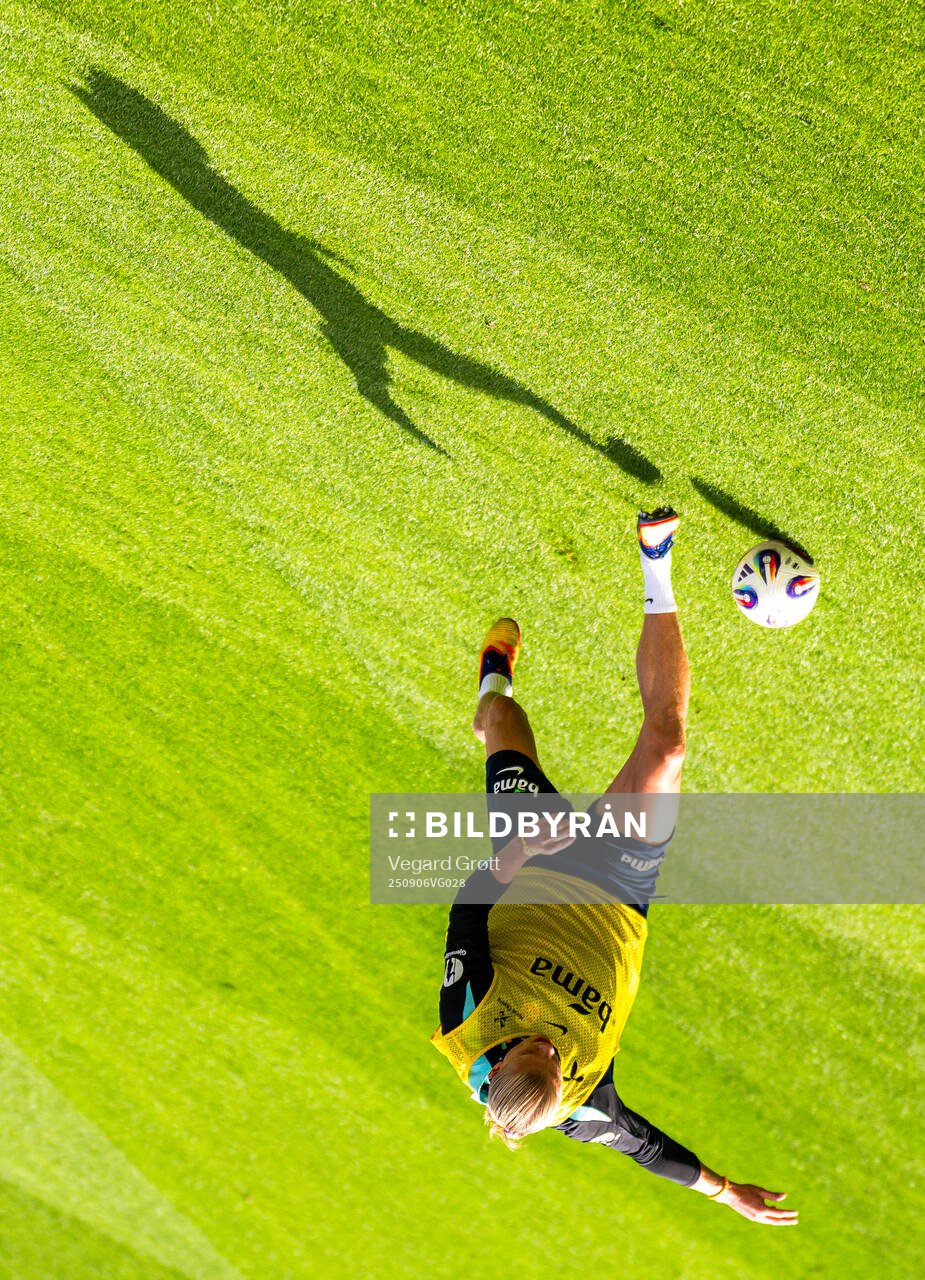 Erling Braut Haaland of the Norwegian national football team