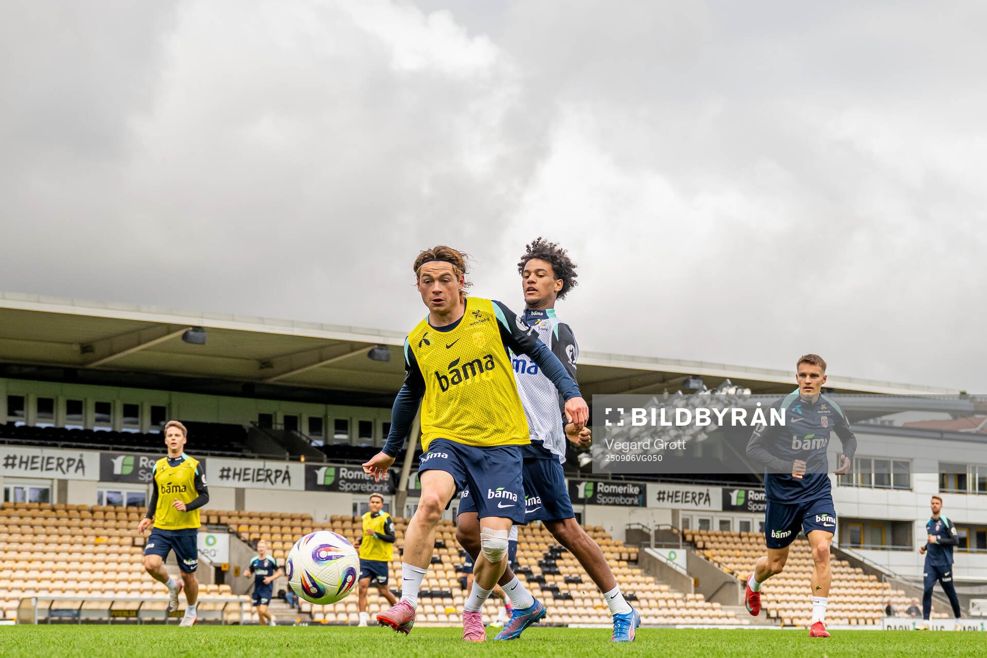 Patrick Berg and Oscar Bobb of the Norwegian national