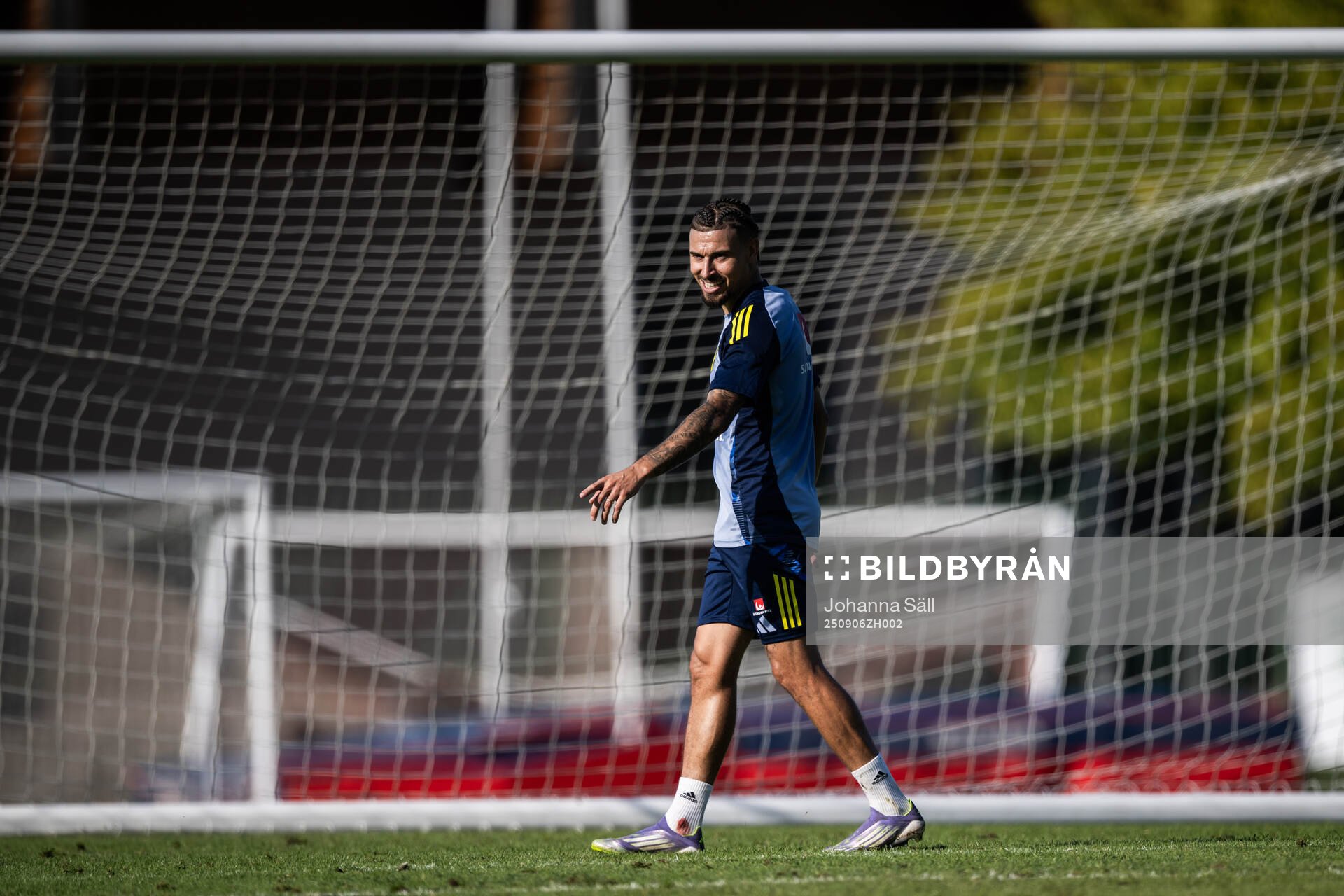Jordan Larsson of the Swedish men's football national team