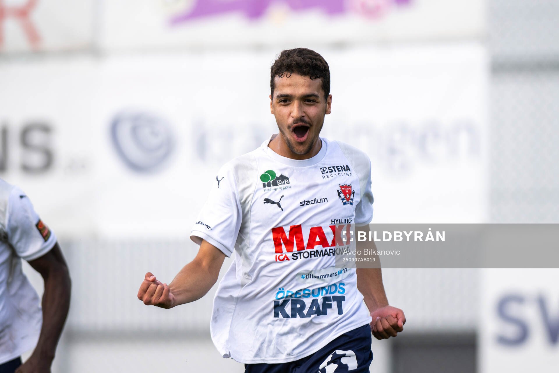 Åstorps FFs Alaa Musleh jublar