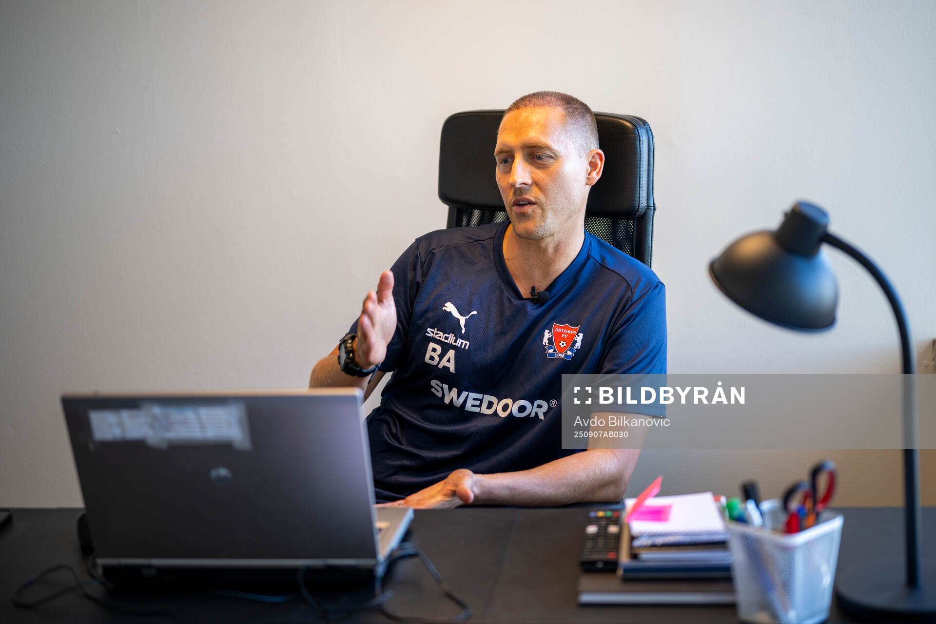 Åstorps FFs tränare Bobby Alm Nilsson
