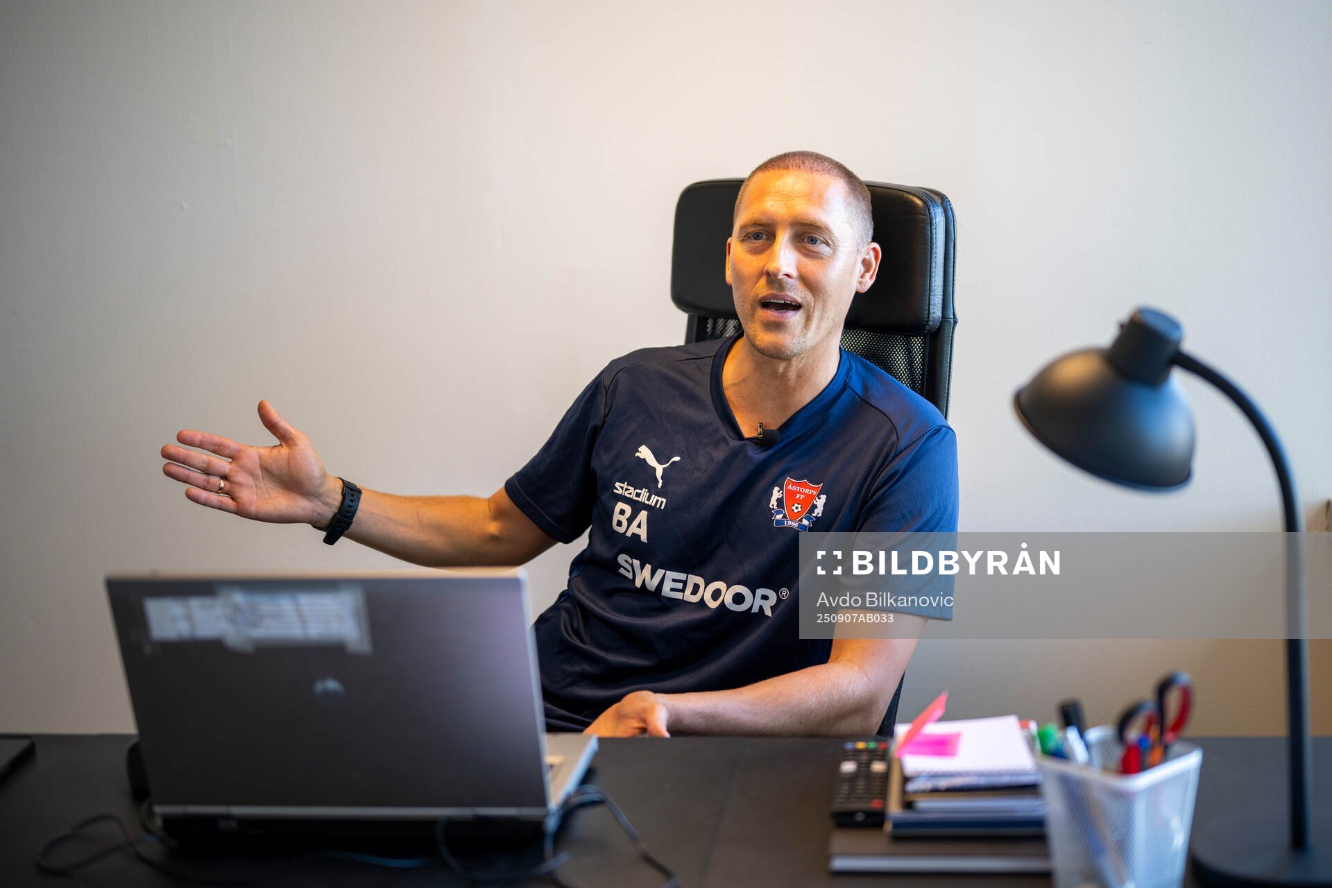 Åstorps FFs tränare Bobby Alm Nilsson