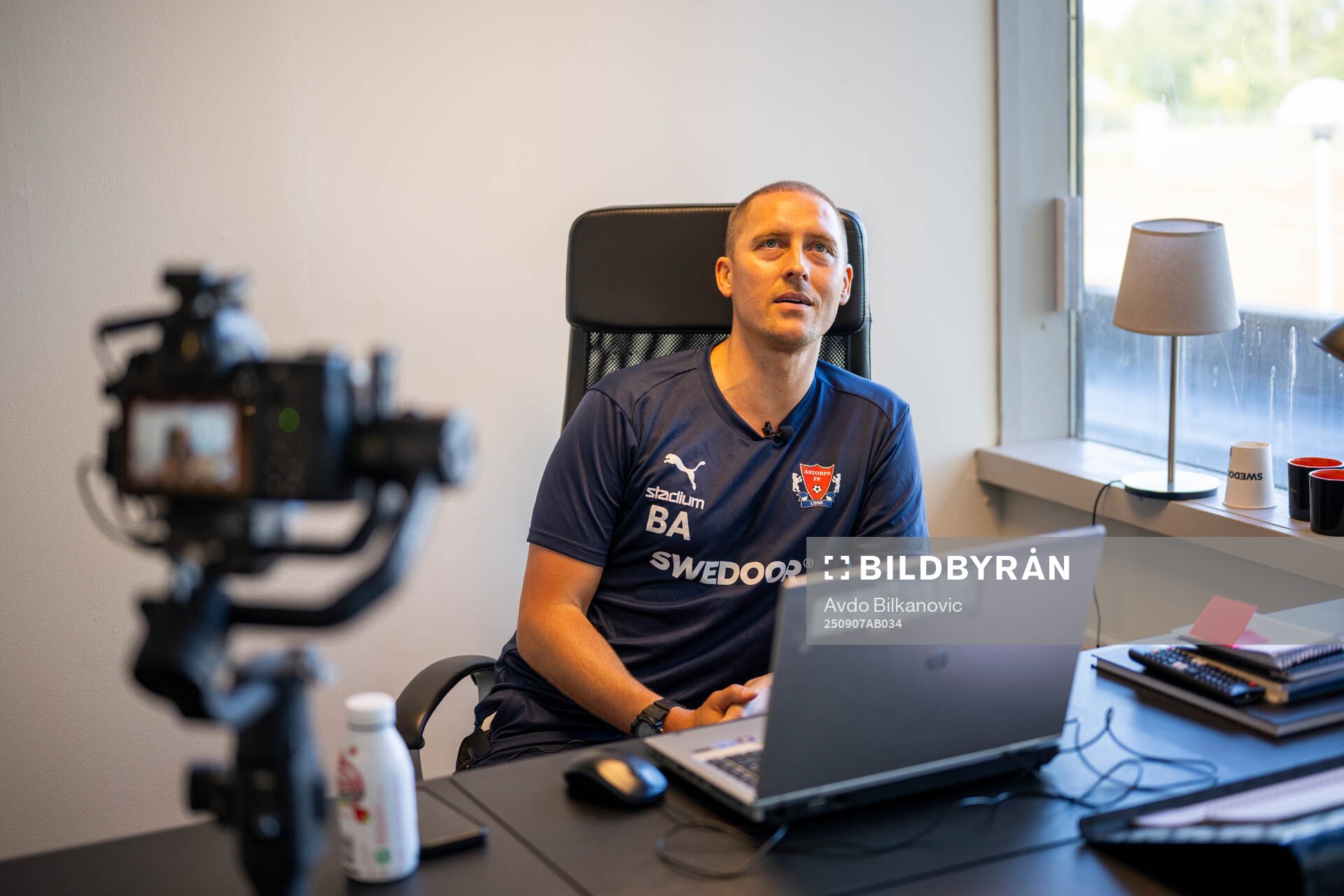 Åstorps FFs tränare Bobby Alm Nilsson