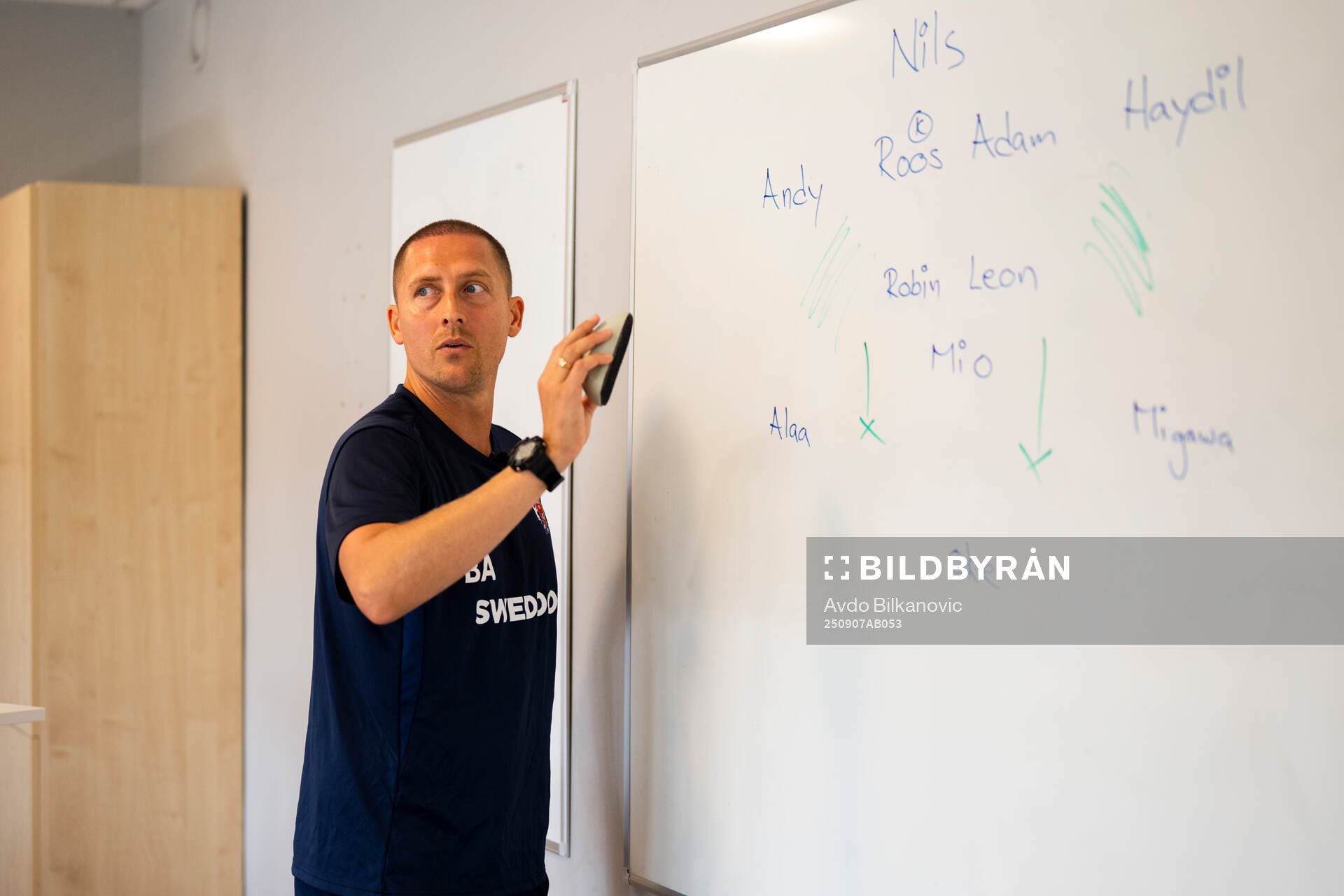 Åstorps FFs tränare Bobby Alm Nilsson