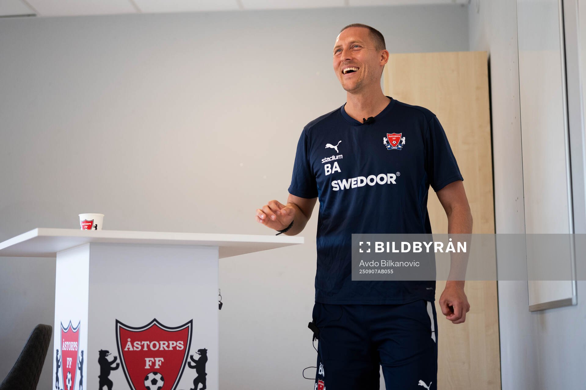 Åstorps FFs tränare Bobby Alm Nilsson