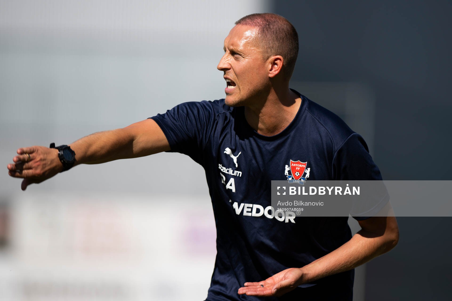 Åstorps FFs tränare Bobby Alm Nilsson