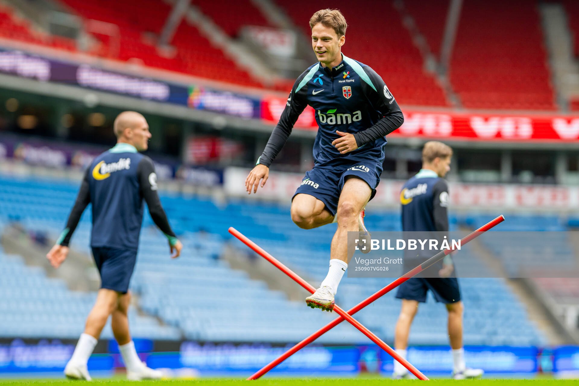 Felix Horn Myhre of the Norwegian national football team