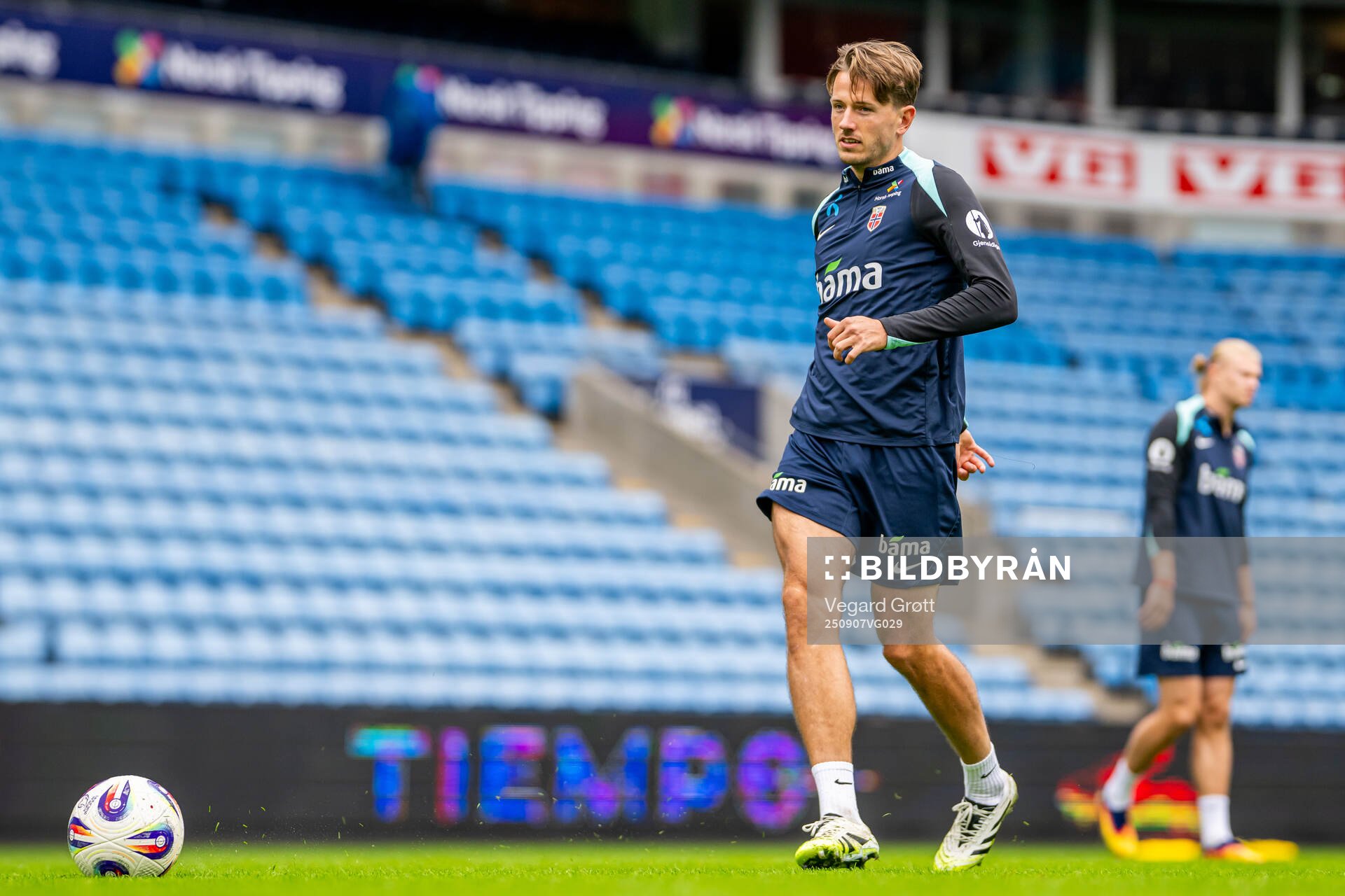 Sander Berge of the Norwegian national football team