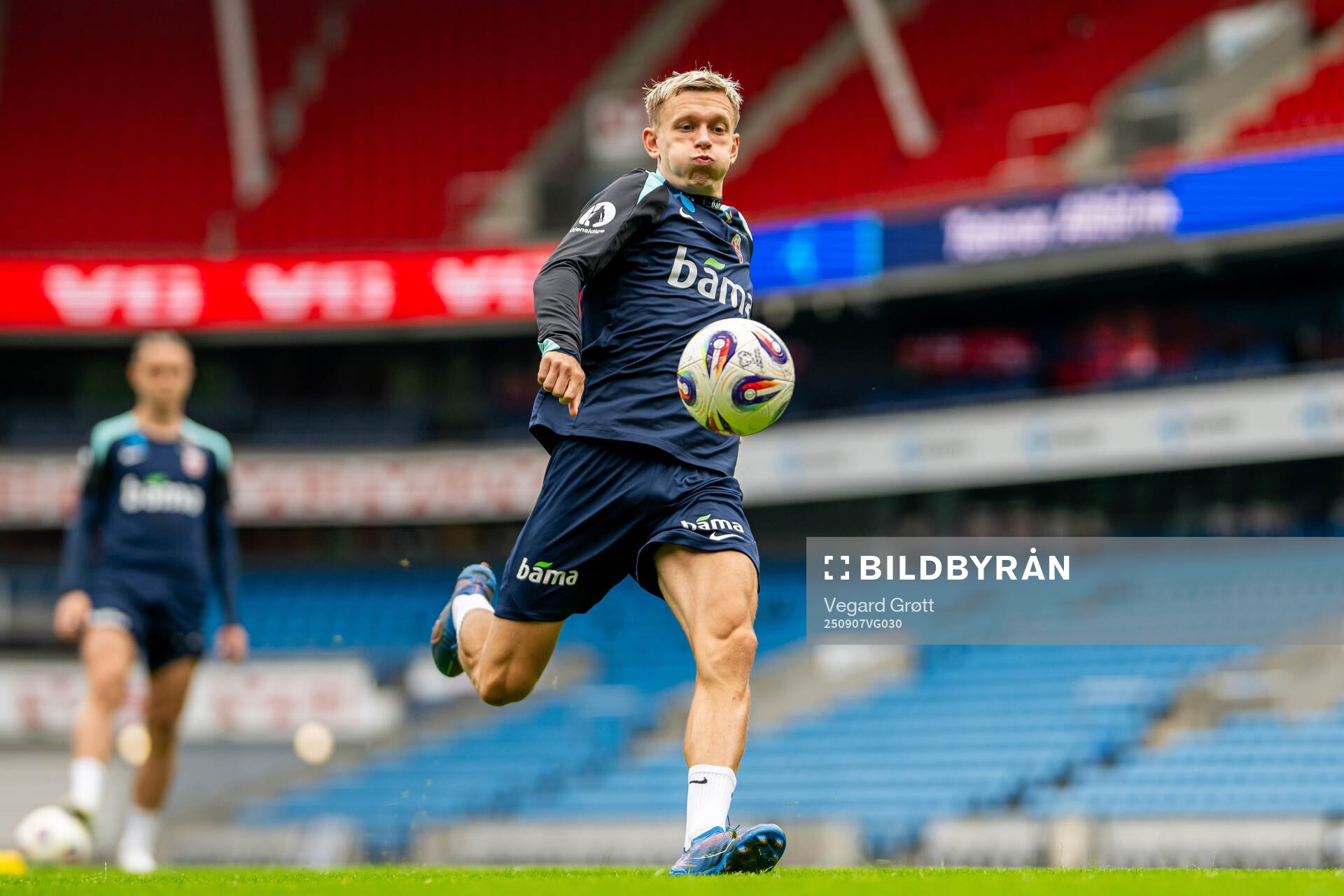 Marcus Holmgren Pedersen of the Norwegian national football