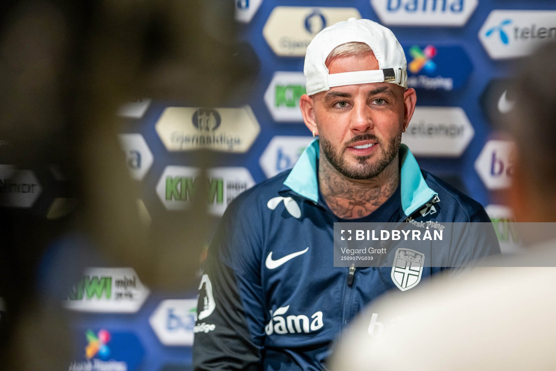 Aron Bizet Dønnum of the Norwegian national football team