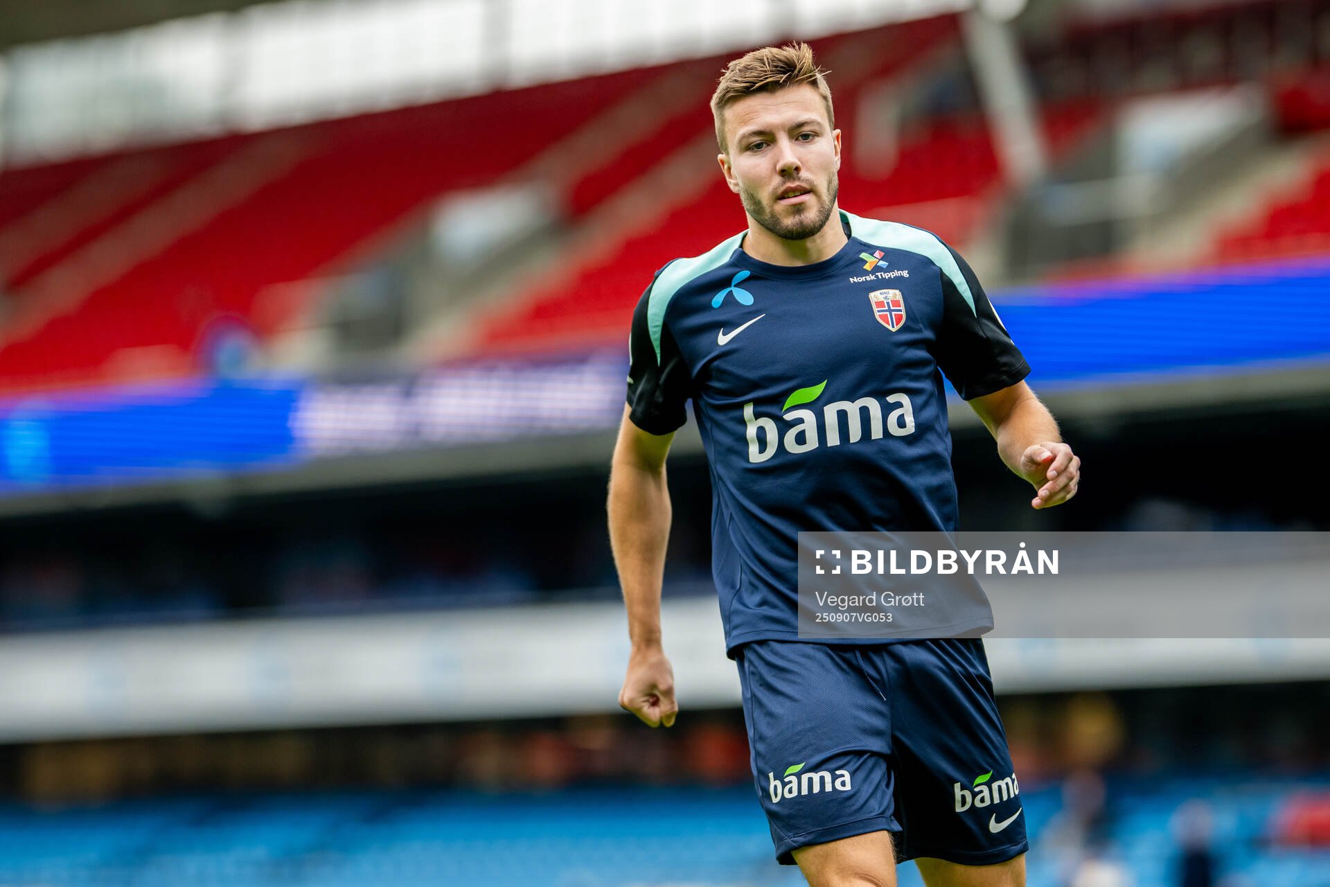 Fredrik André Bjørkan of the Norwegian national football