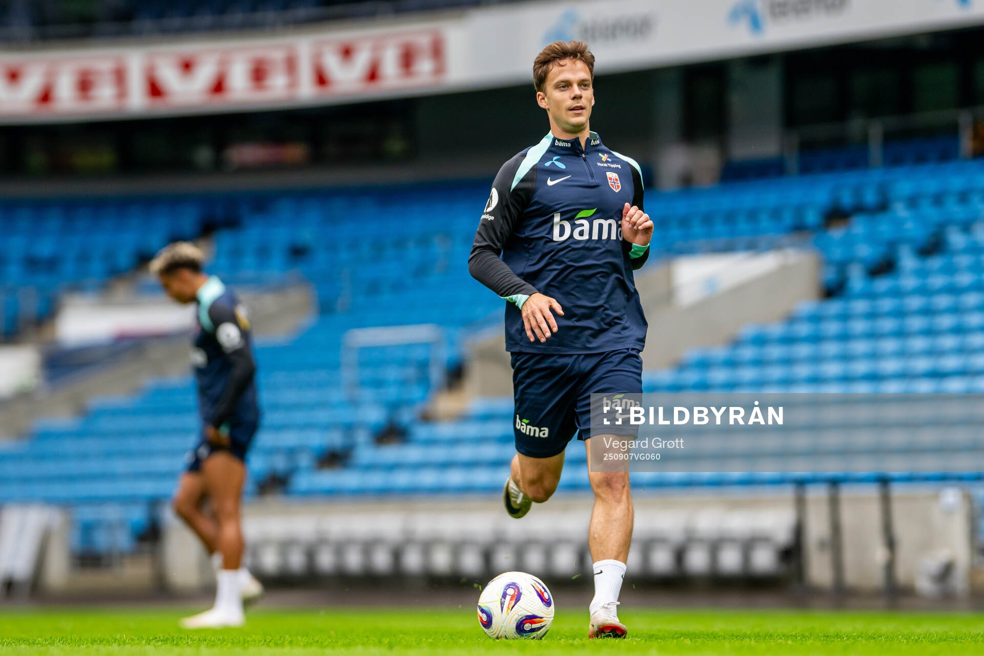 Felix Horn Myhre of the Norwegian national football team