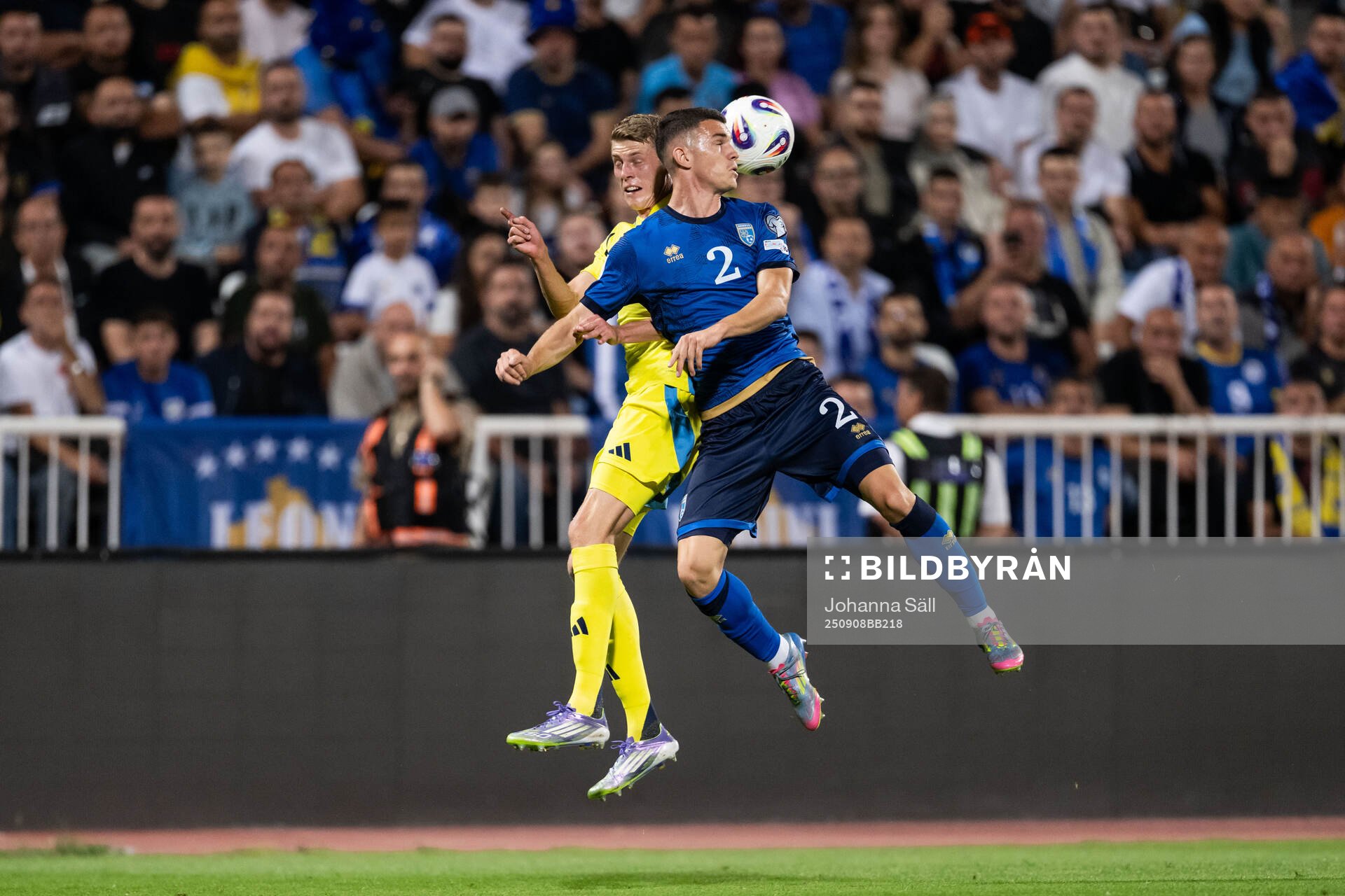 Alexander Bernhardsson of Sweden and Dion Gallapeni of