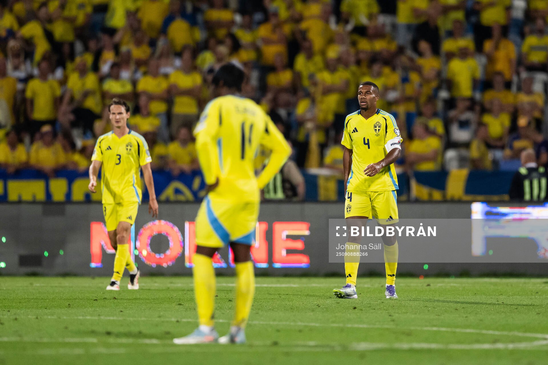 Isak Hien of Sweden looks dejected