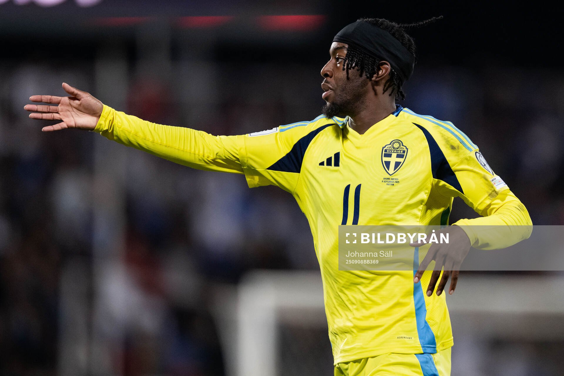 Anthony Elanga of Sweden
