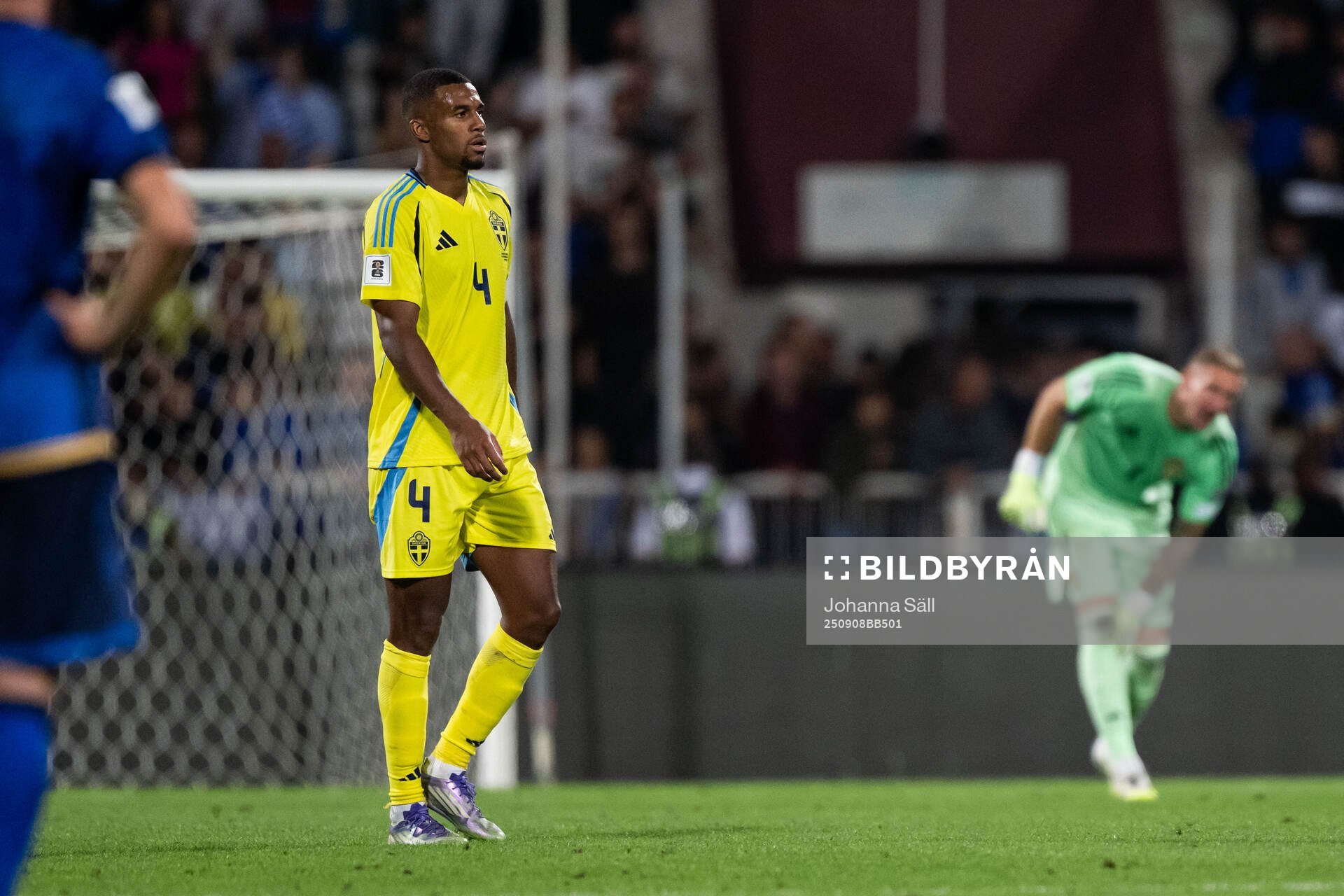 Isak Hien of Sweden looks dejected
