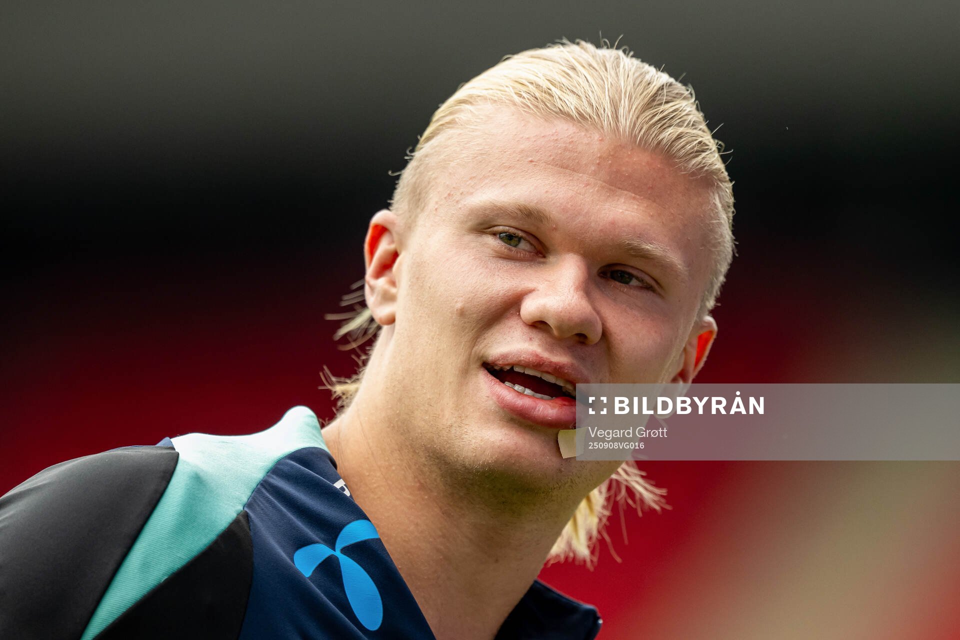 Erling Braut Haaland of the Norwegian national football team