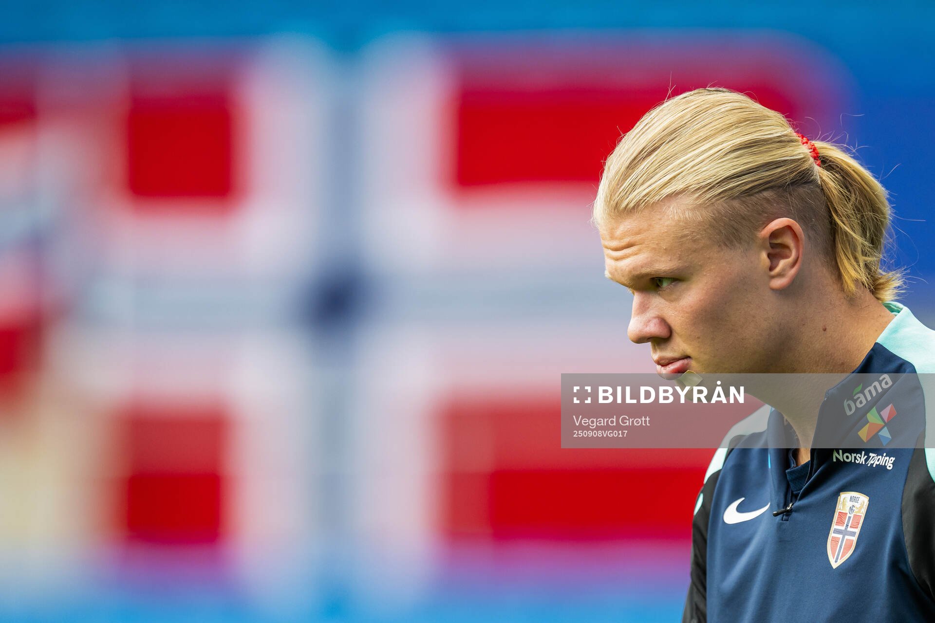 Erling Braut Haaland of the Norwegian national football team