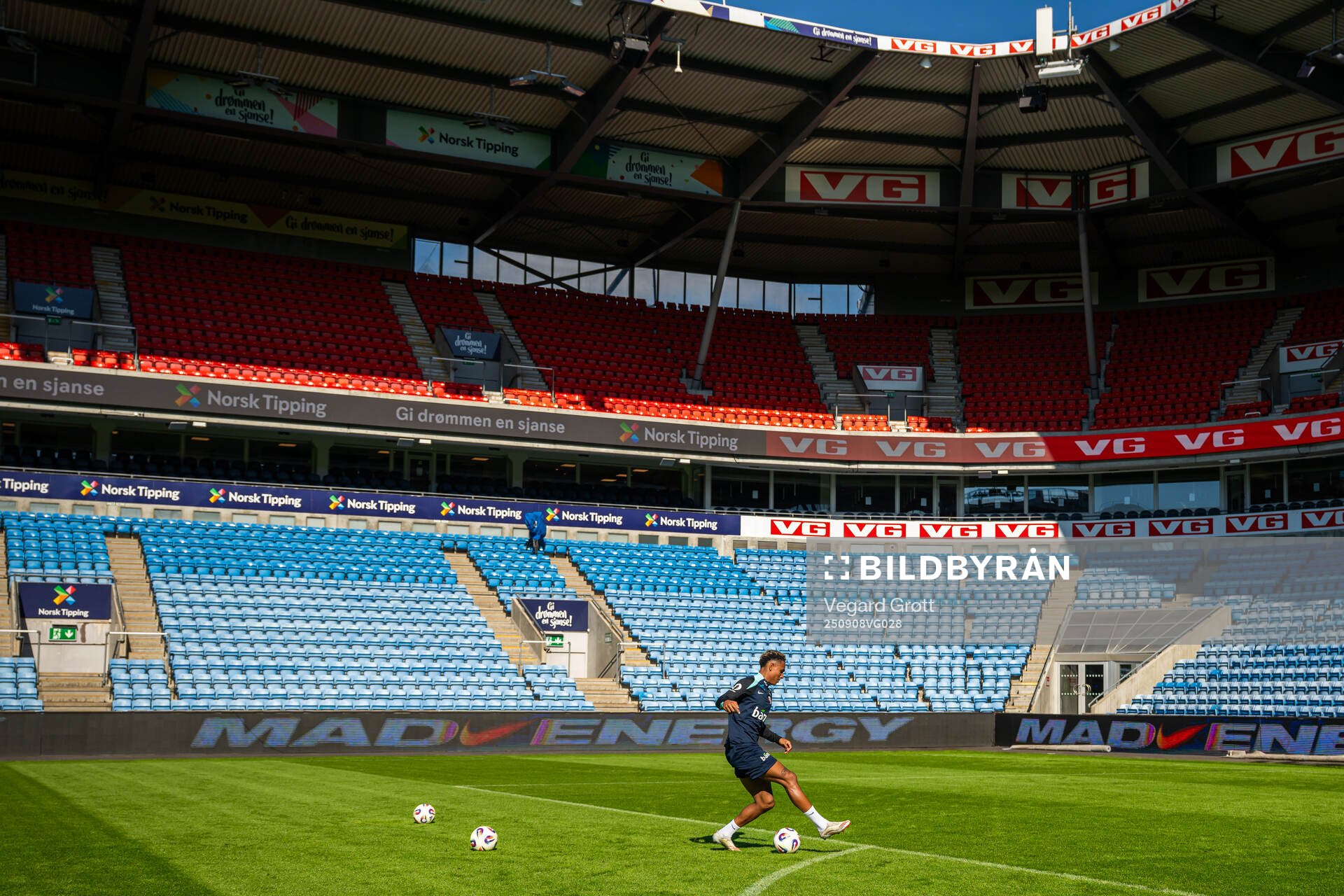 Antonio Nusa of the Norwegian national football team