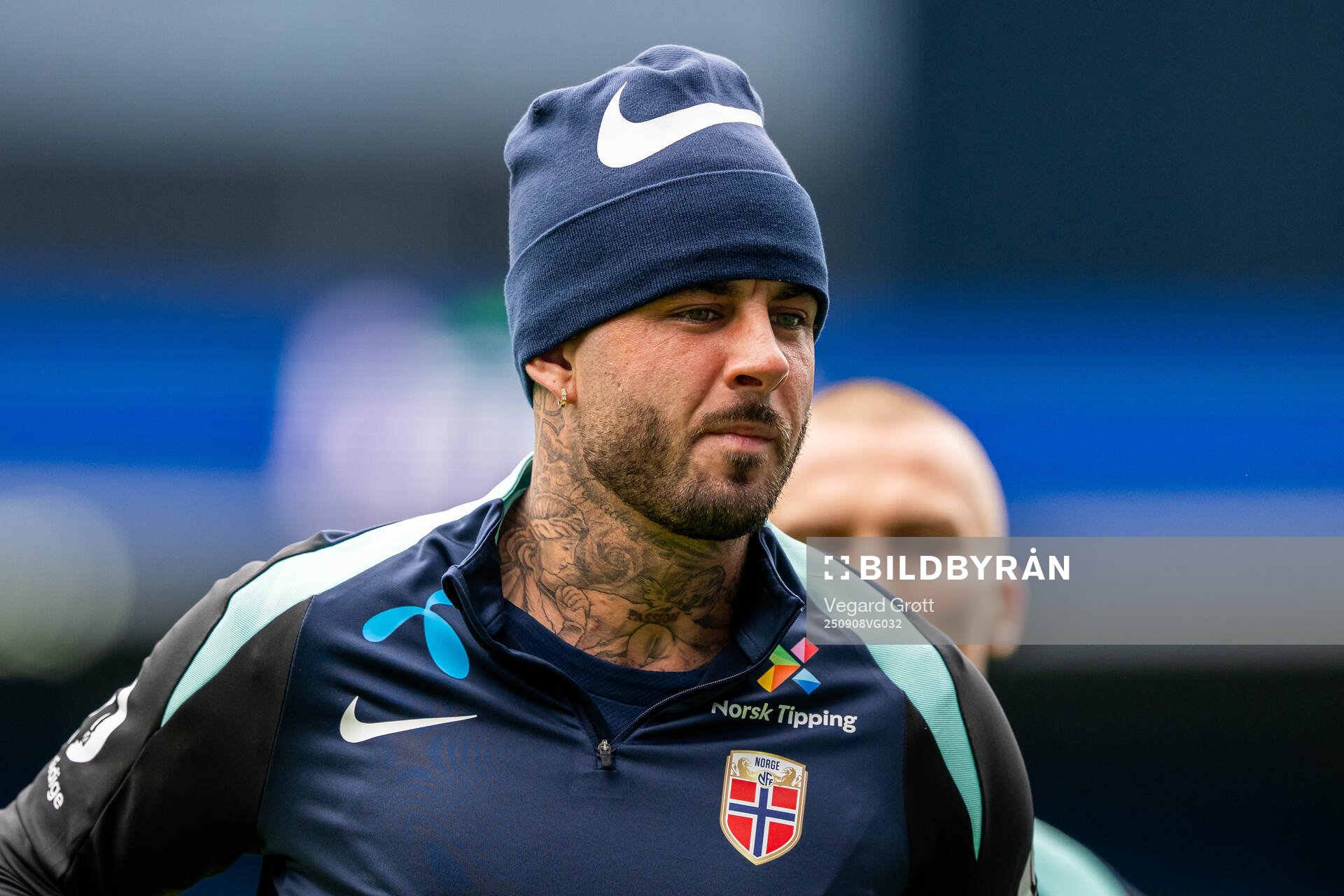 Aron Bizet Dønnum of the Norwegian national football team