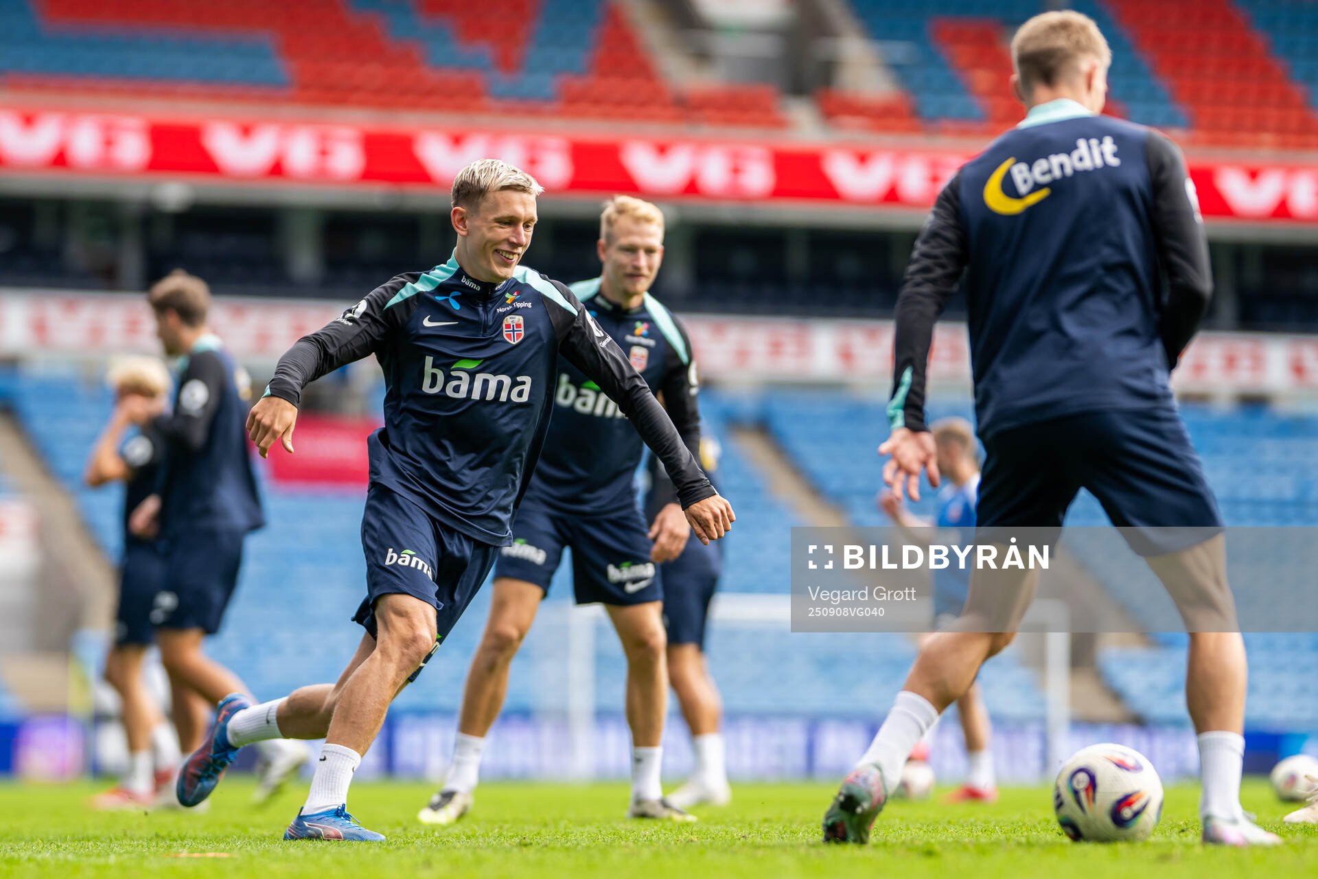 Marcus Holmgren Pedersen of the Norwegian national football
