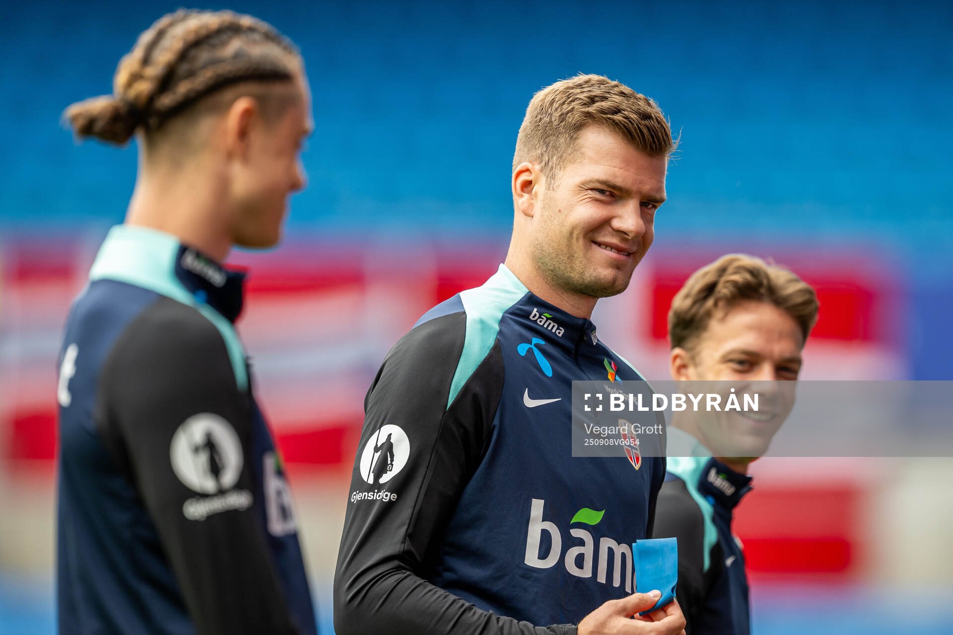 Alexander Sørloth of the Norwegian national football team