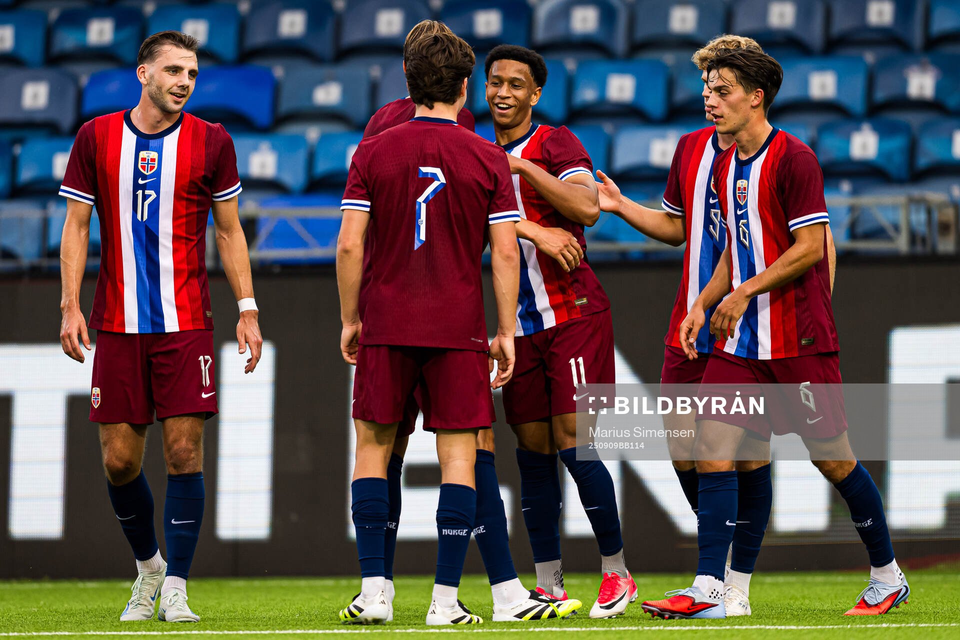 Daniel Bassi of Norway celebrates
