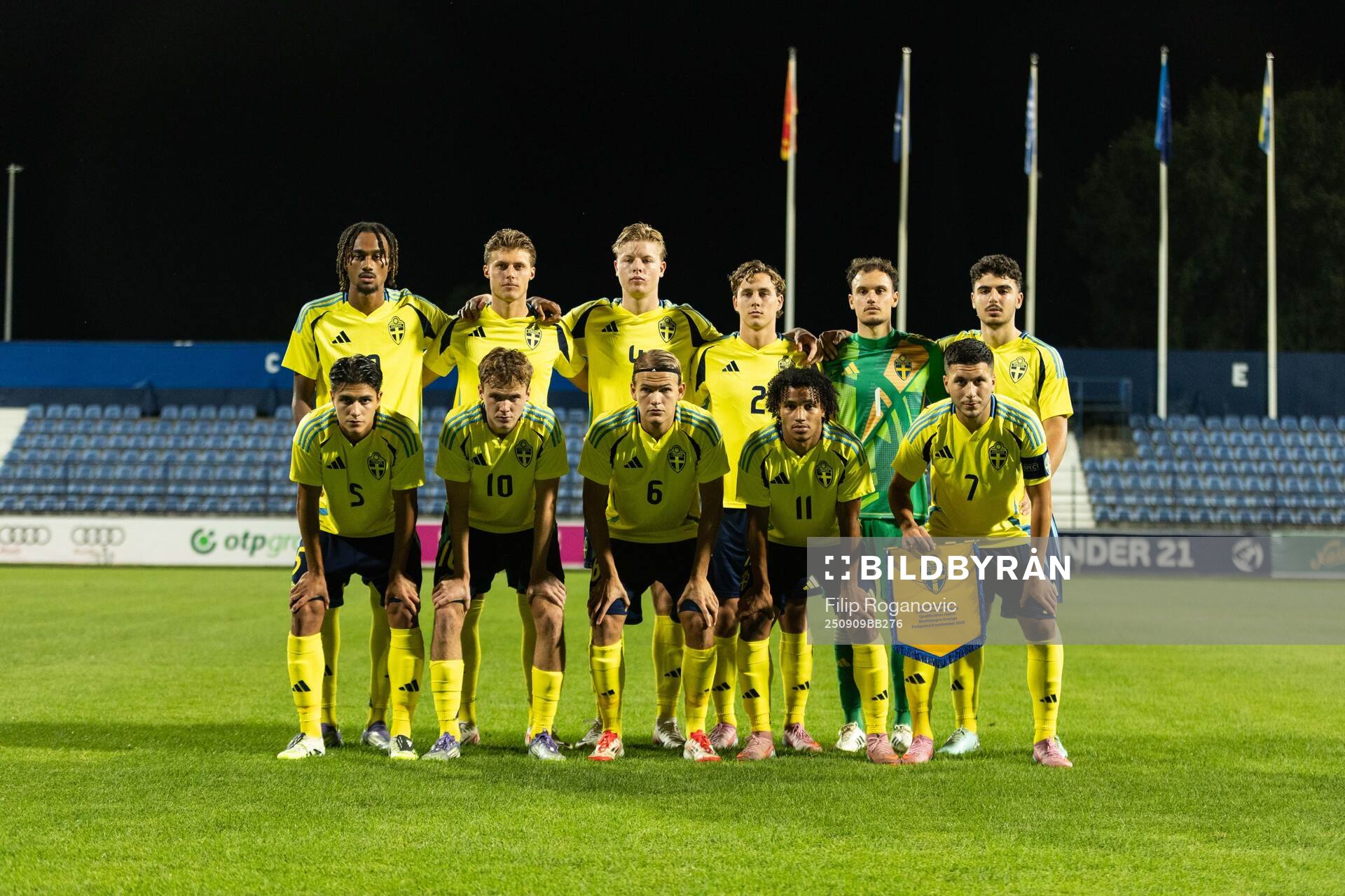 Starting eleven of Sweden