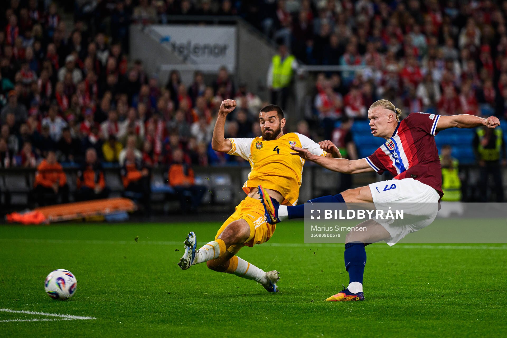 Erling Braut Haaland of Norway scores 2-0