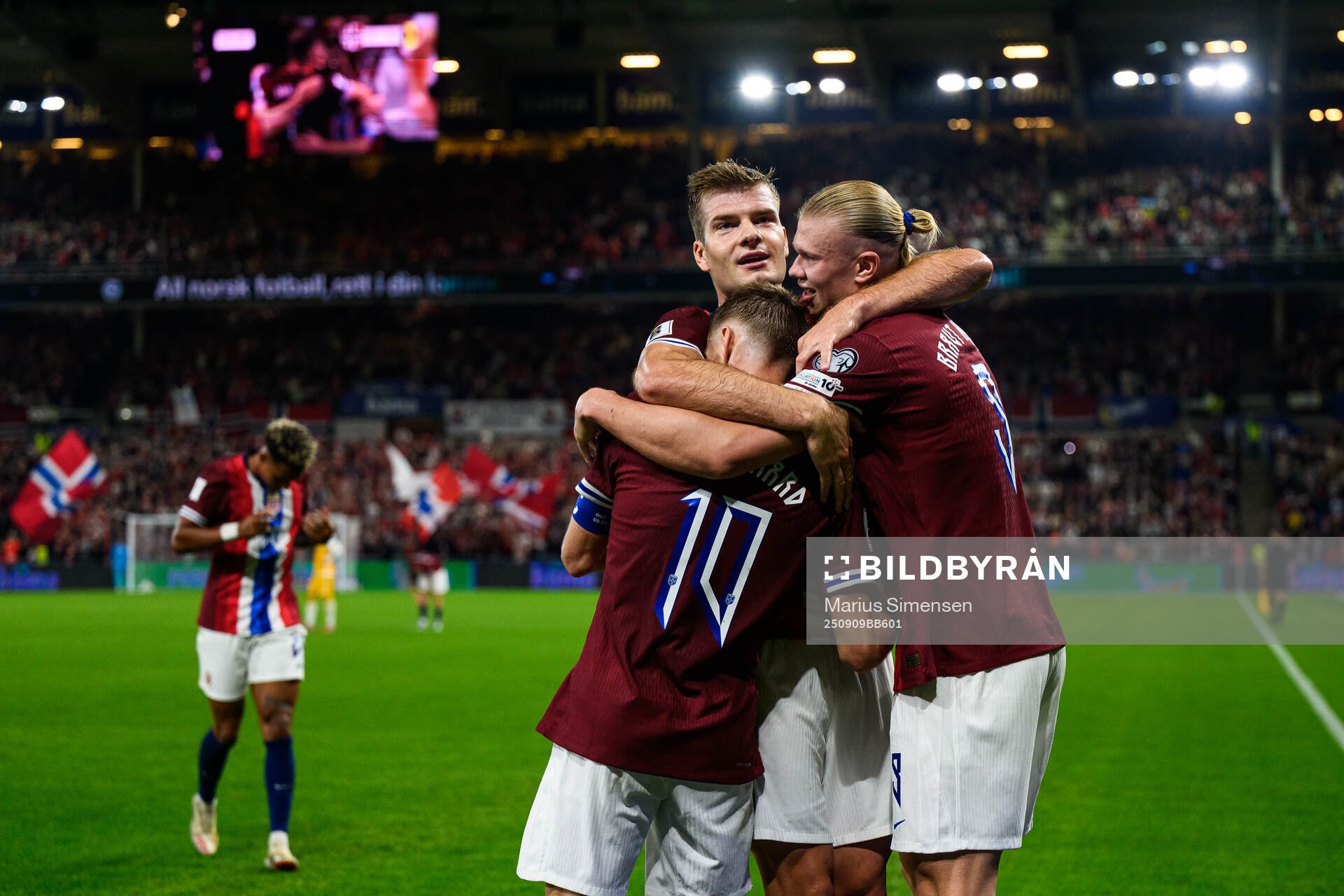 Erling Braut Haaland of Norway celebrates