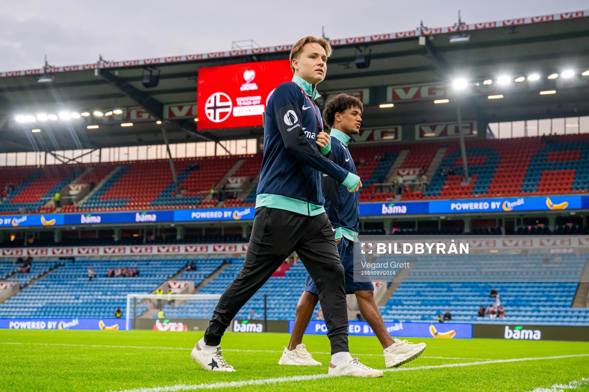 Andreas Schjelderup and Oscar Bobb of Norway