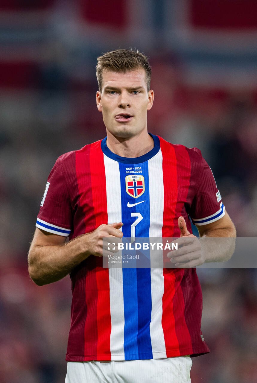 Alexander Sørloth of Norway