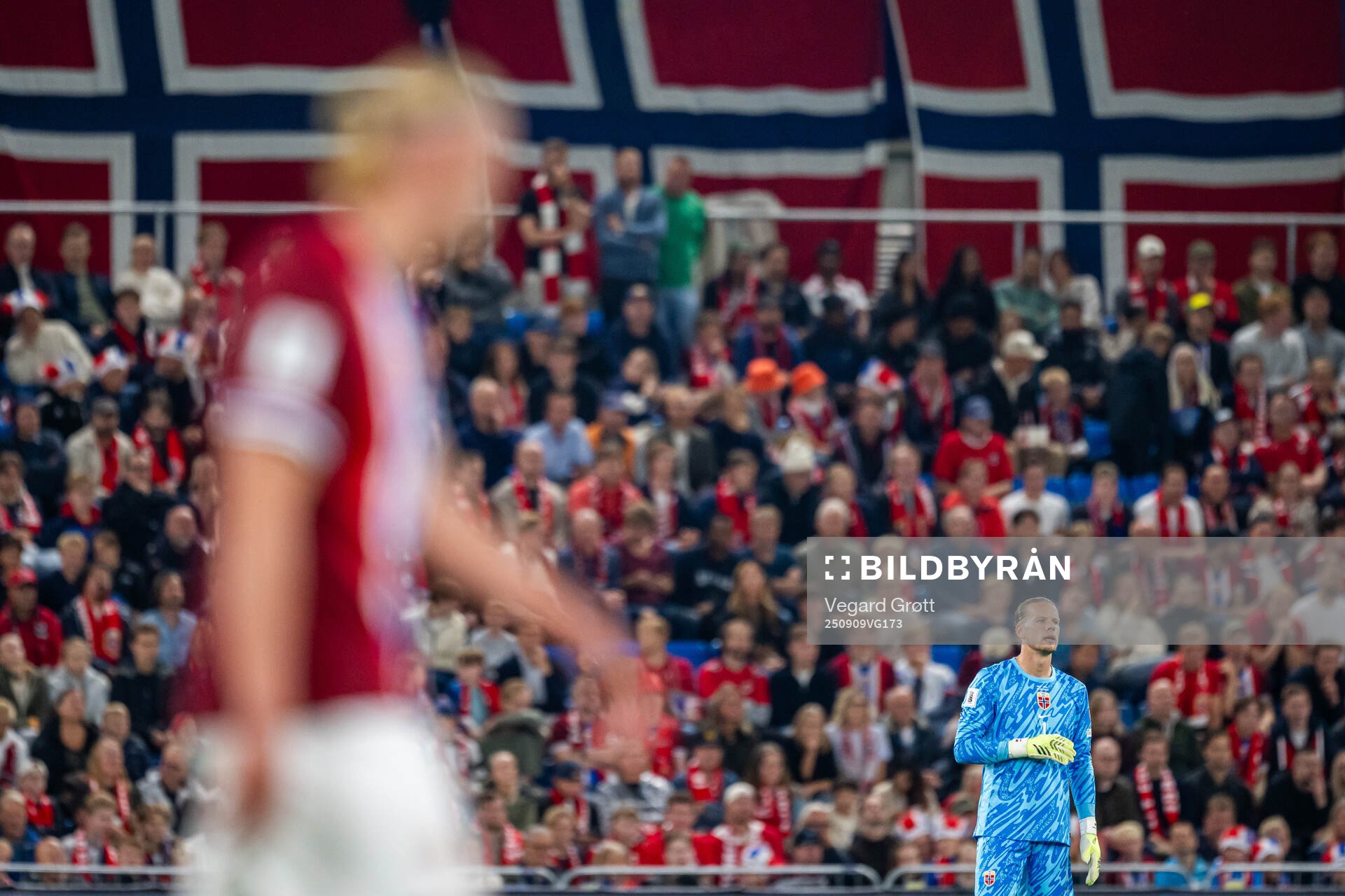 Goalkeeper Ørjan Nyland of Norway