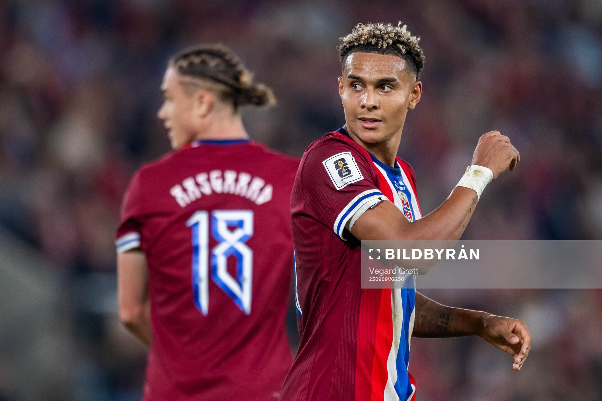 Antonio Nusa of Norway
