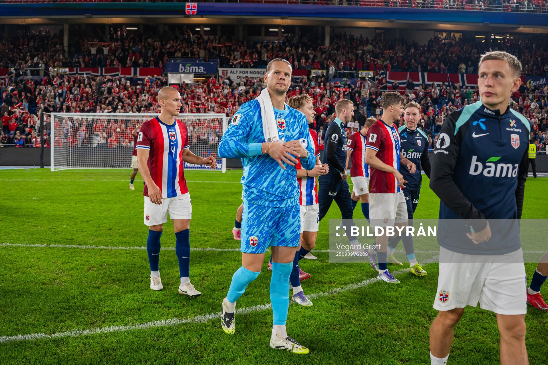 Goalkeeper Ørjan Nyland of Norway