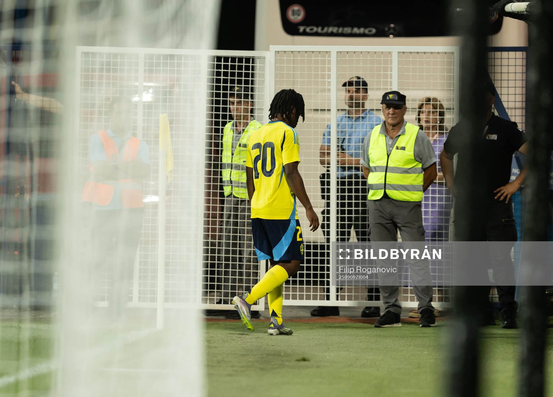 Jeremy Agbonifo looks dejected
