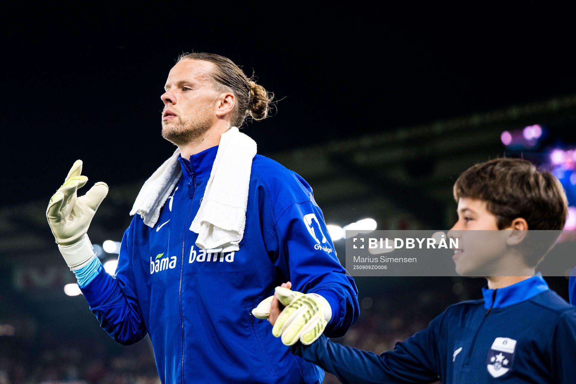 Goalkeeper Ørjan Nyland of Norway