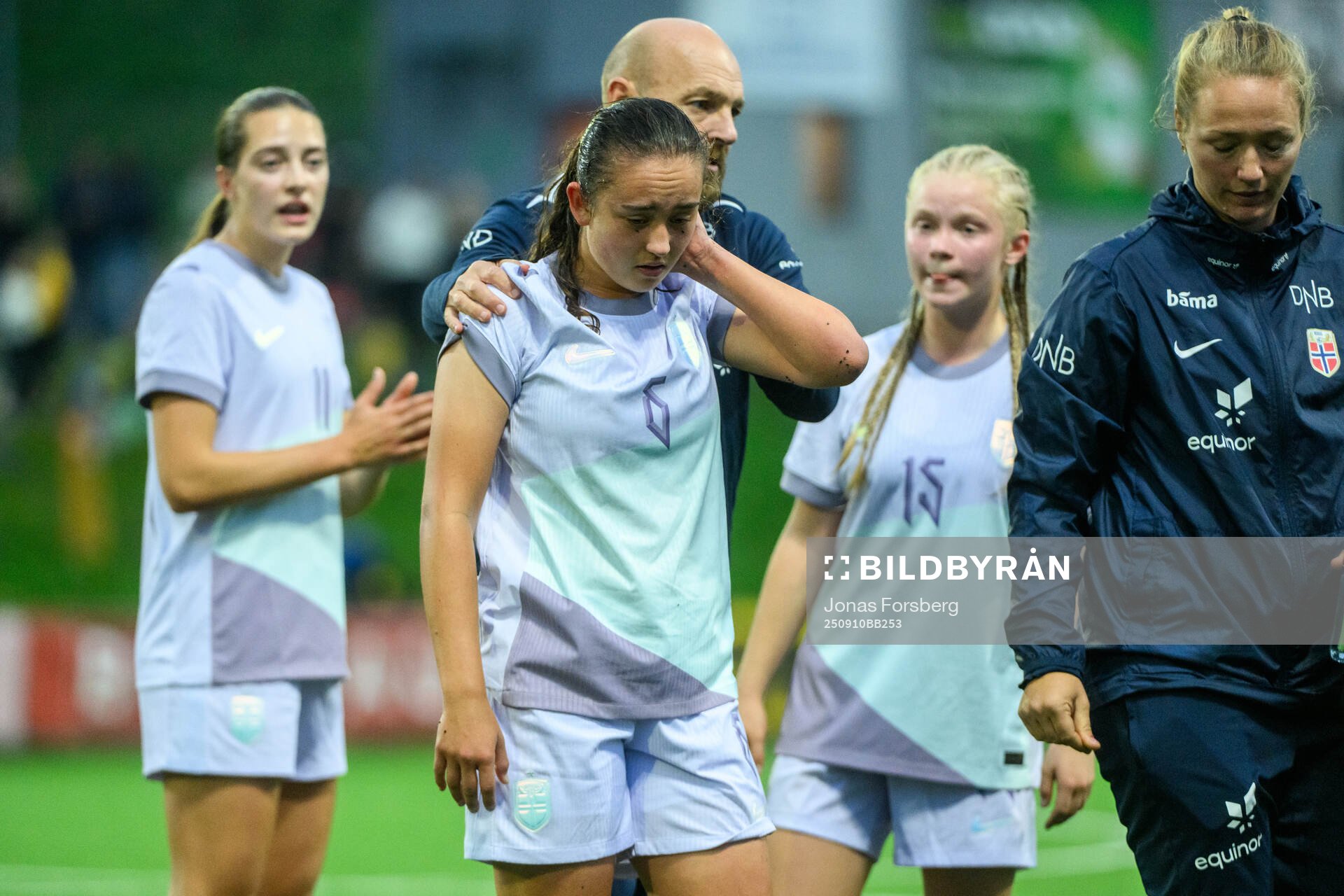 Norges Sara Isabella Lepore har ont