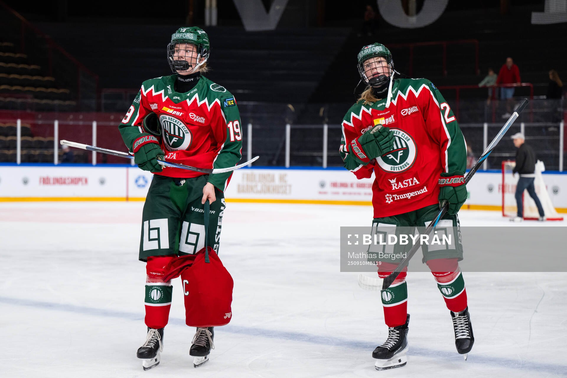 Frölundas Moa Stridh och Andrea Dalen