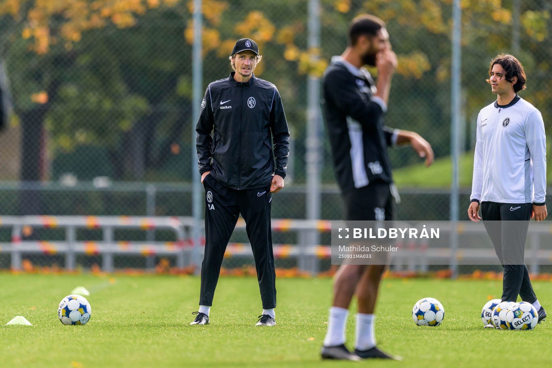 Tränare Robin Asterhed och fystränare Cristian