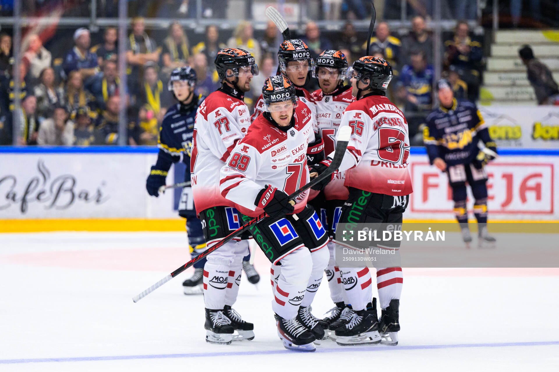 Örebros Patrik Karlkvist jublar
