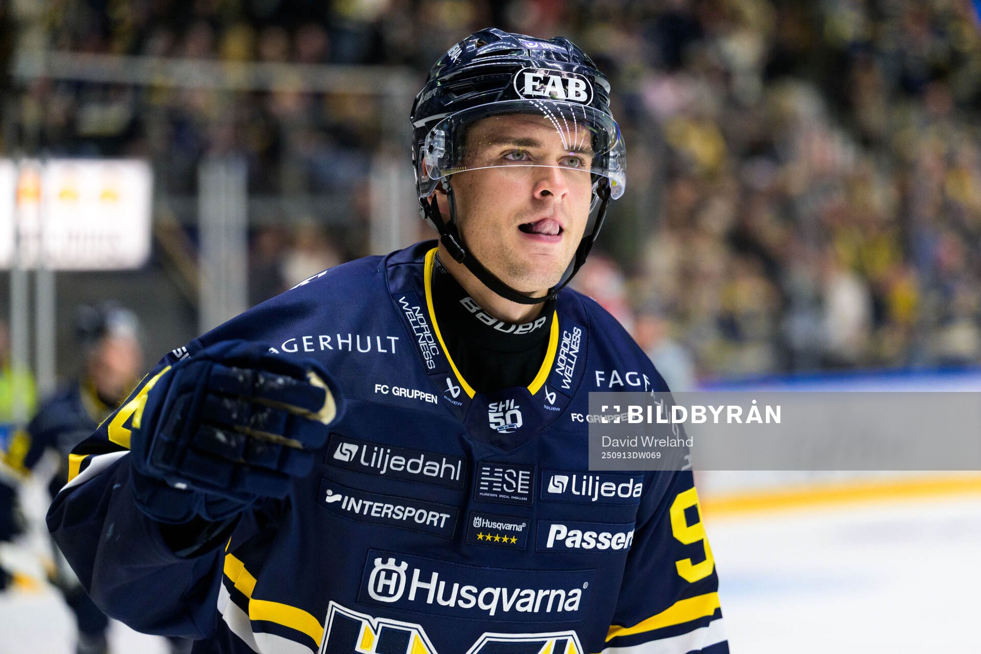HV71s Nikola Pasic jublar
