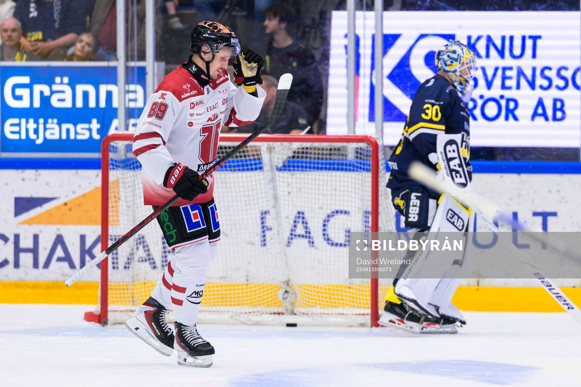 Örebros Patrik Karlkvist jublar
