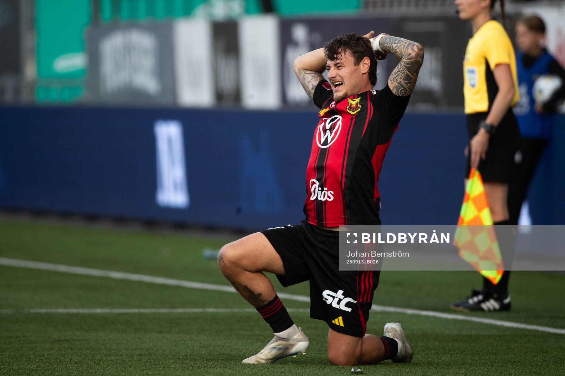 Östersunds Adrian Edqvist har ont