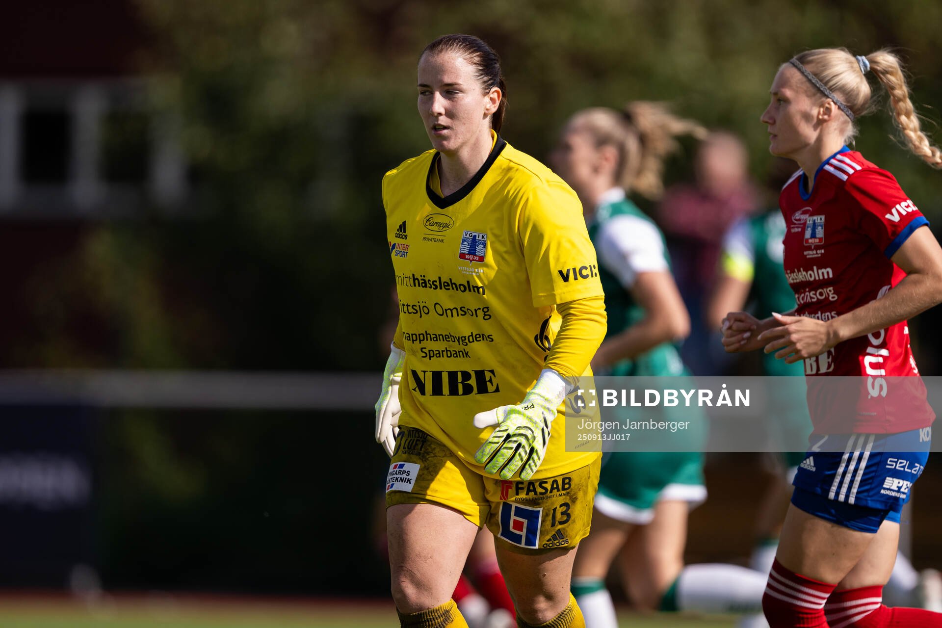 Vittsjös målvakt Elin Vaughan