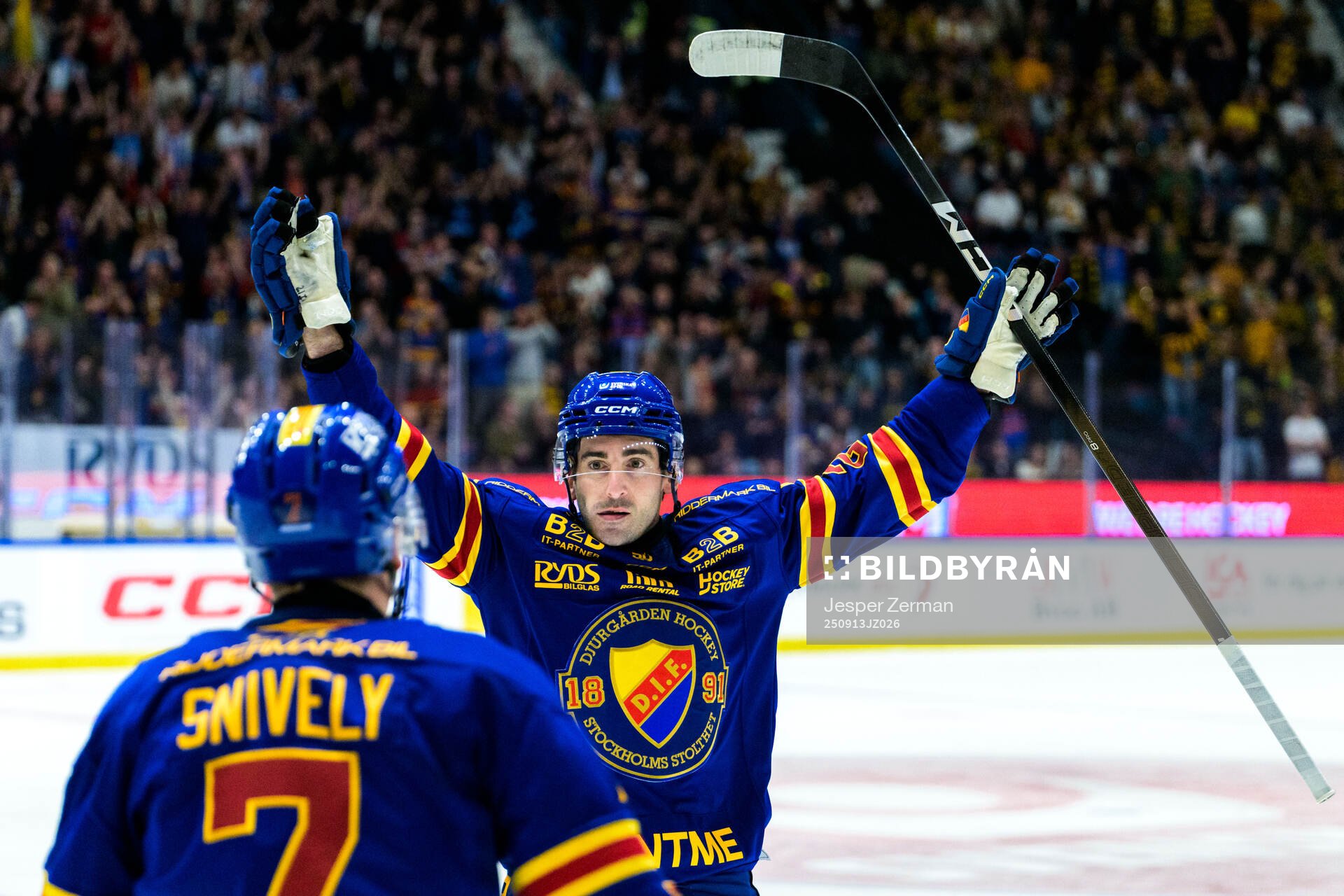 Djurgårdens Joseph Laleggia jublar