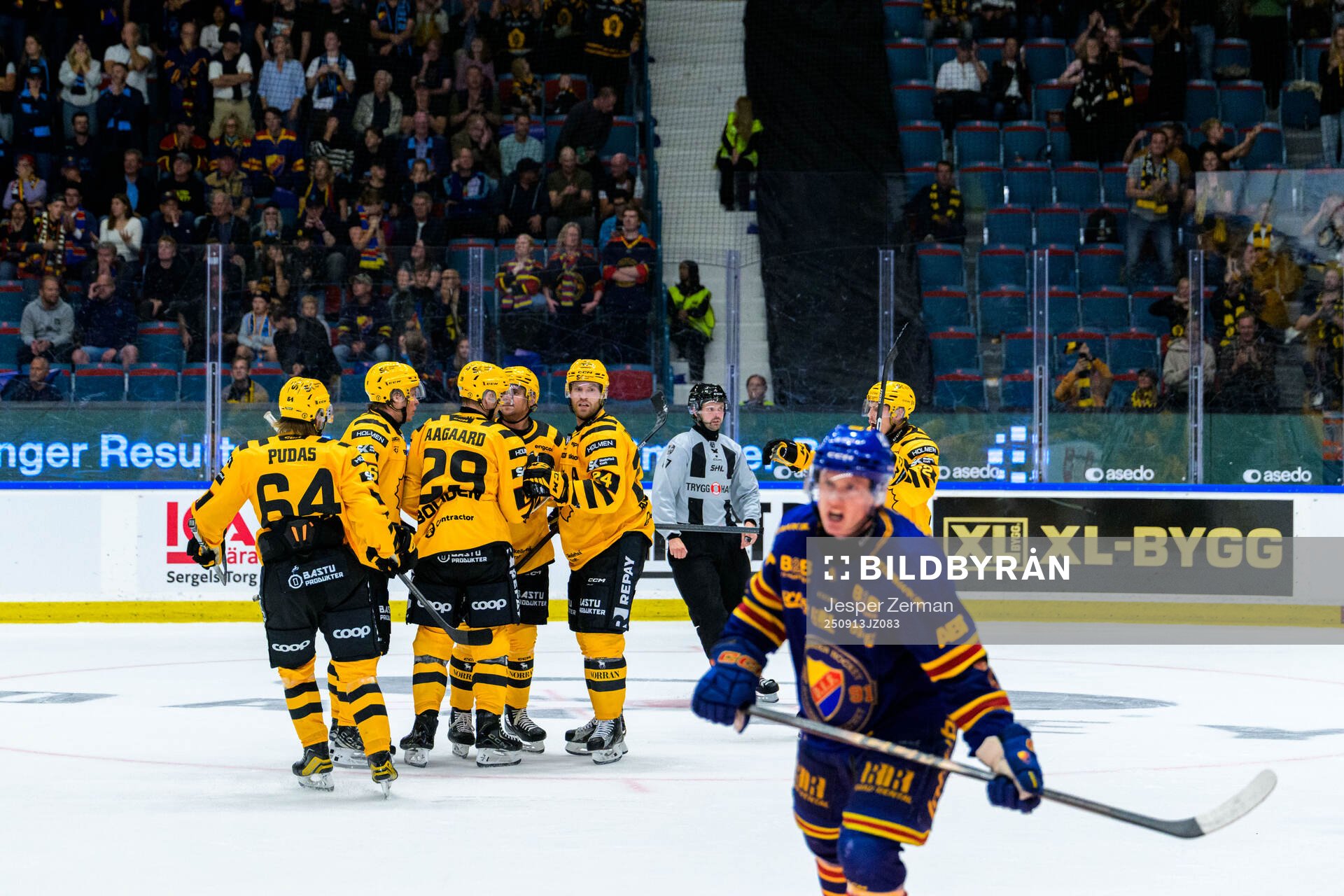Skellefteås spelare jublar