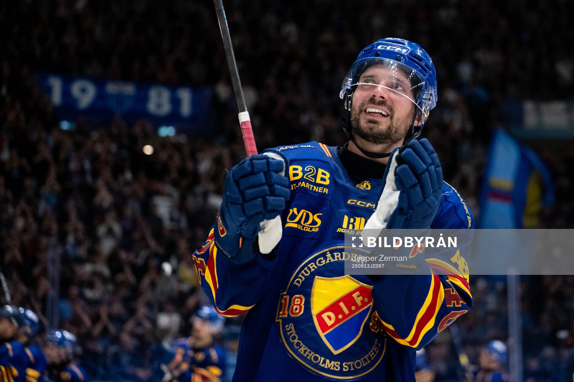 Djurgårdens Jacob Josefson jublar