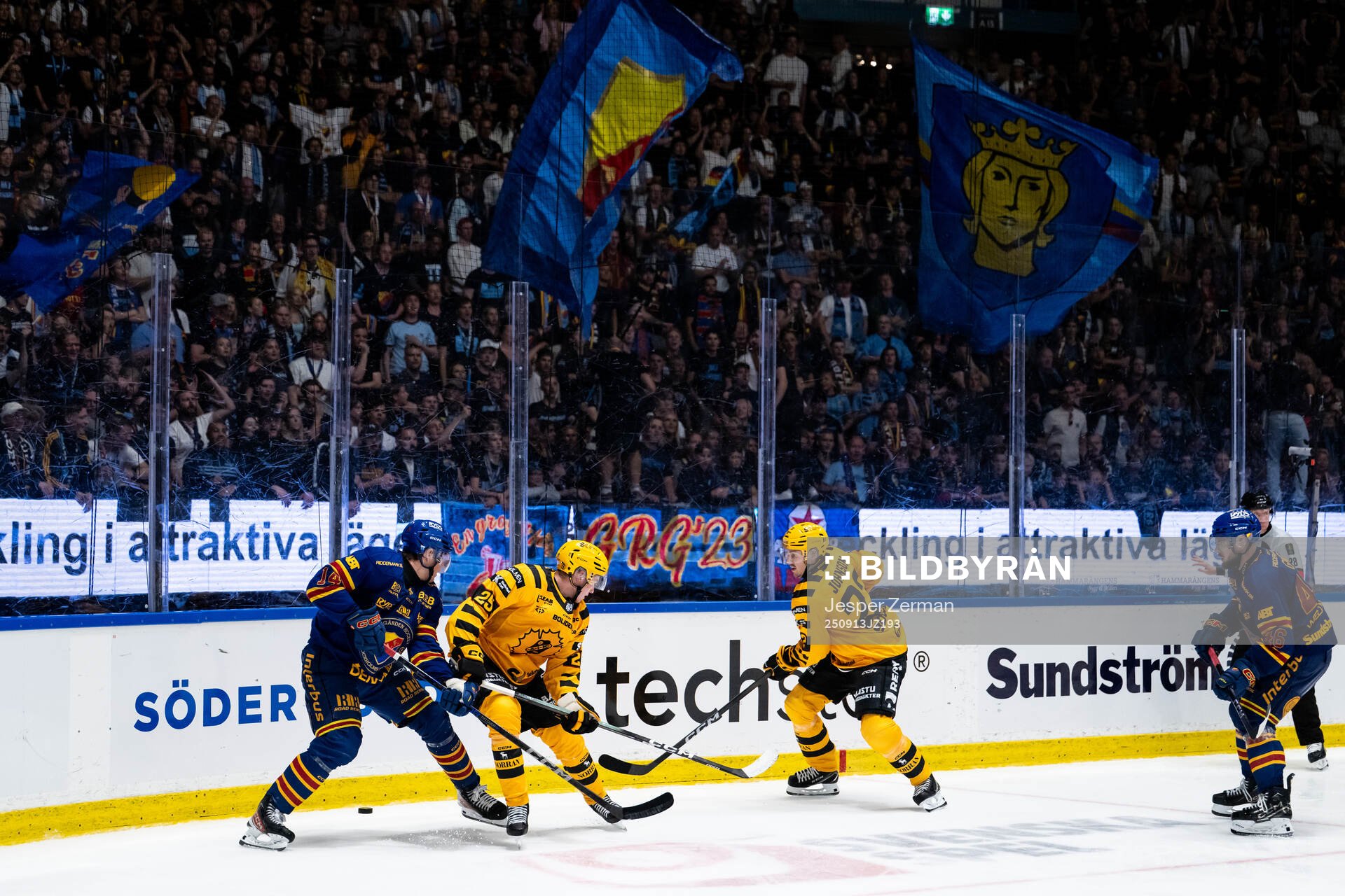 Djurgårdens Anton Frondell mot Skellefteås Pontus